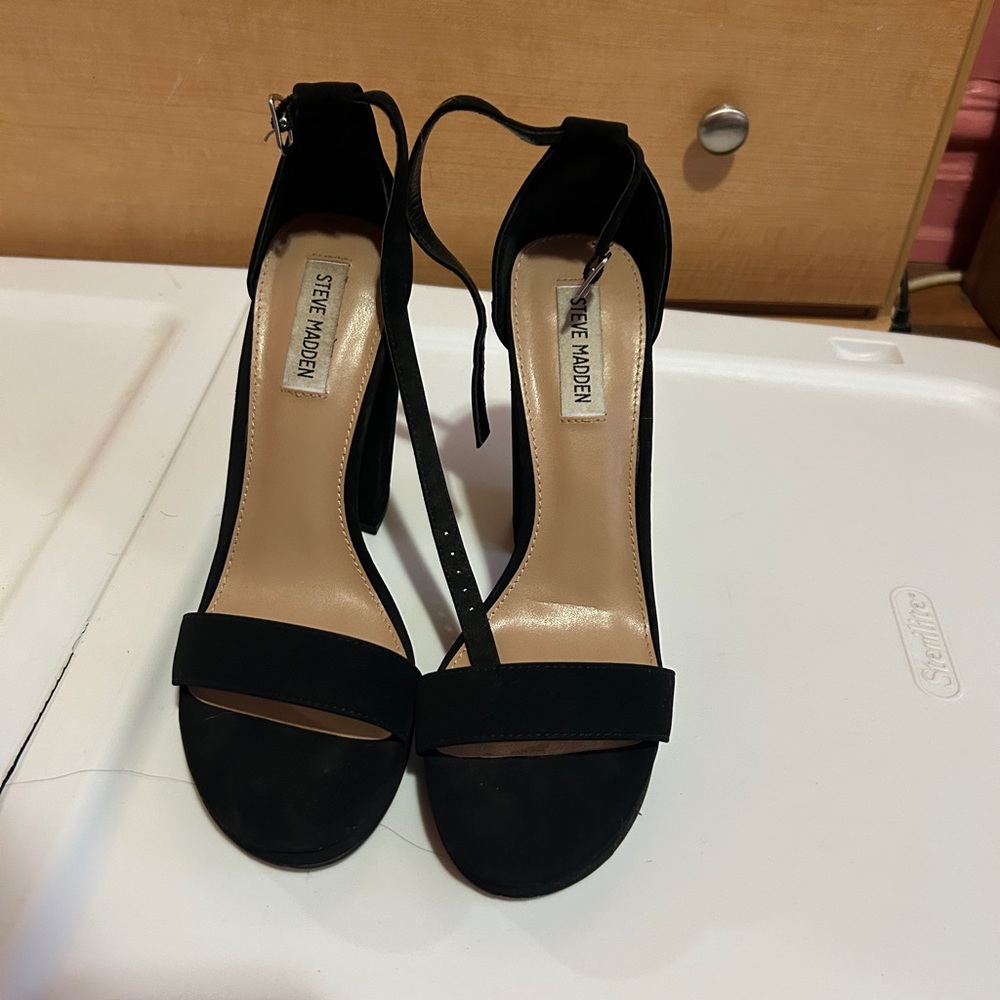 Steve Madden Black Women's Heels